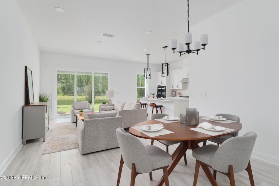 Furnished interior view inside a new home in , St. Augustine (Image 4).