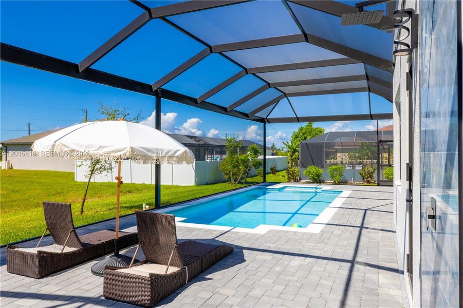 Exterior details and patio area of a home in , Cape Coral (Image 24).