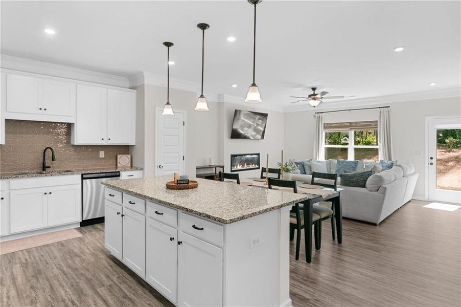 Furnished interior view inside a new home in , Powder Springs (Image 5).