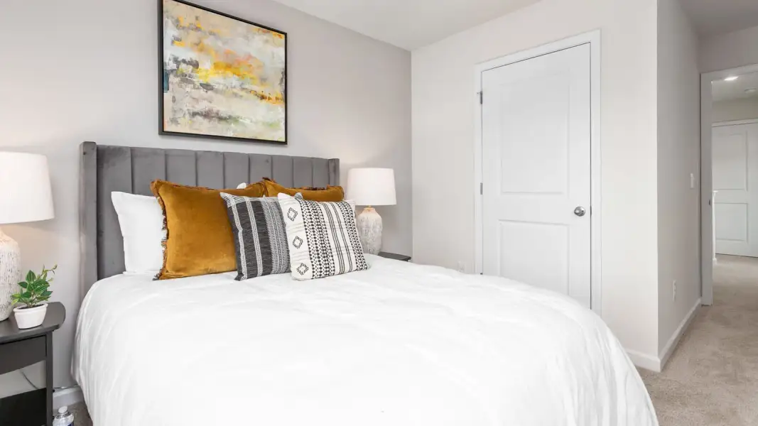 Furnished interior view inside a new home in North Village Townes, Greensboro (Image 17).