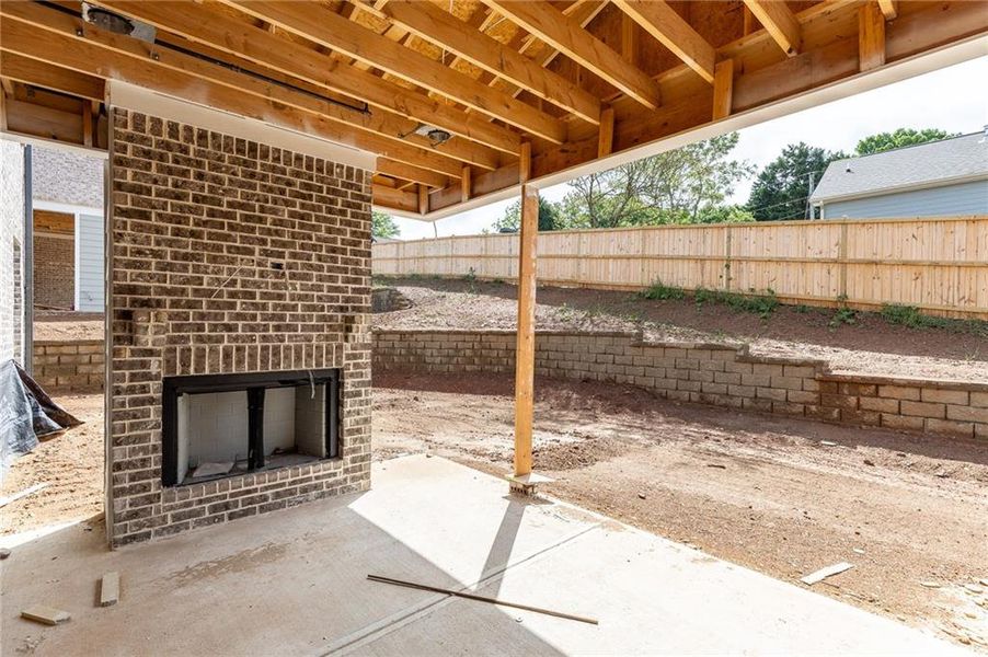In-progress construction of a new home in , Buford, GA (Image 20).