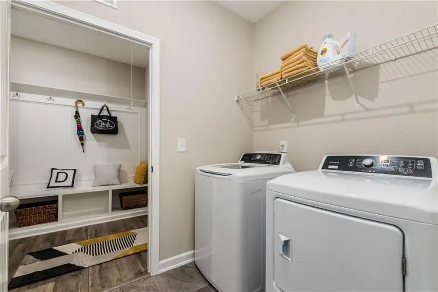 Furnished interior view inside a new home in Sagebrook, Powder Springs (Image 6).