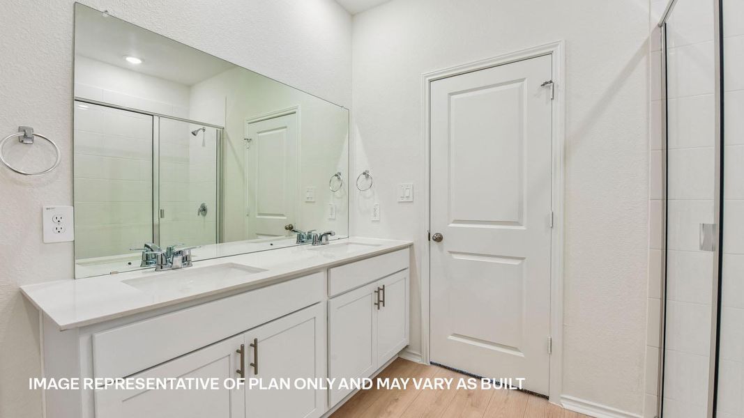 Furnished interior view inside a new home in Valverde, Bastrop (Image 9).