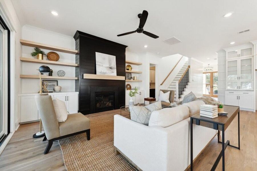 Furnished interior view inside a new home in , Charleston (Image 16).