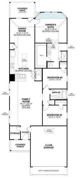 2D floor plan layout of this home in Ambrose, La Marque, TX (Image 5).