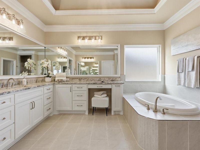 Furnished interior view inside a new home in , Granbury (Image 19).