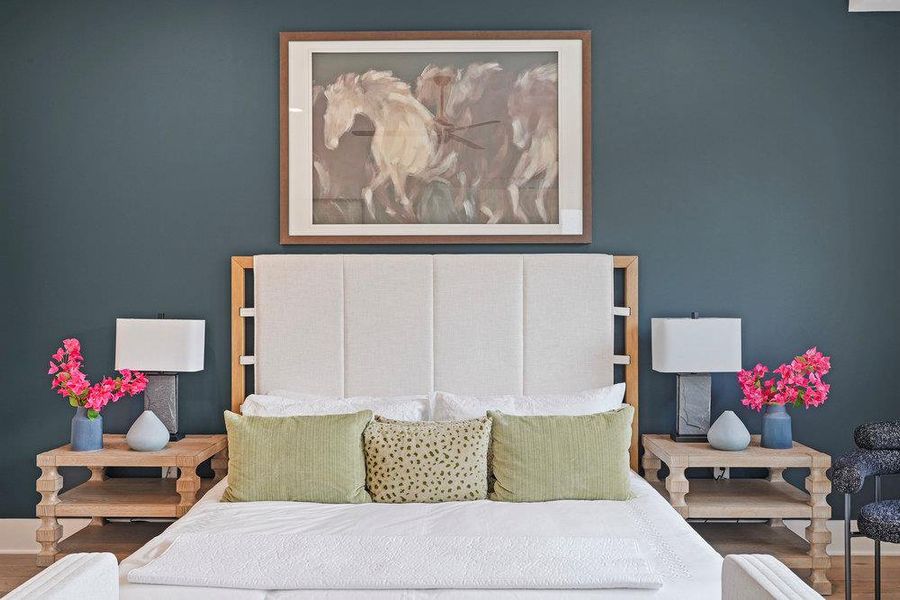 Furnished interior view inside a new home in Spyglass, Austin (Image 28).