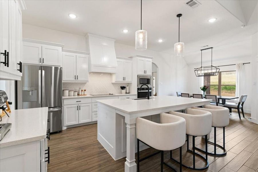 Furnished interior view inside a new home in , Springtown (Image 30).