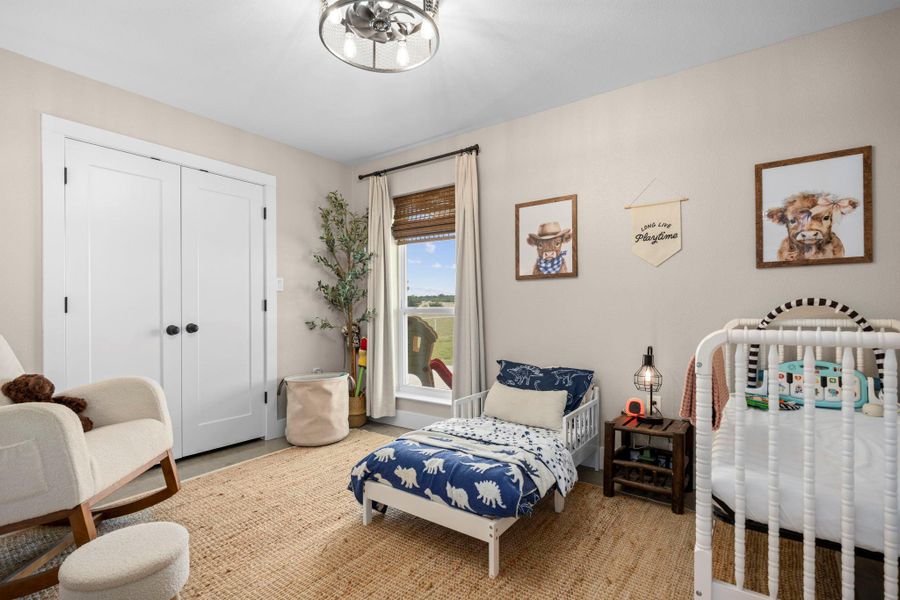 Bedroom with a closet