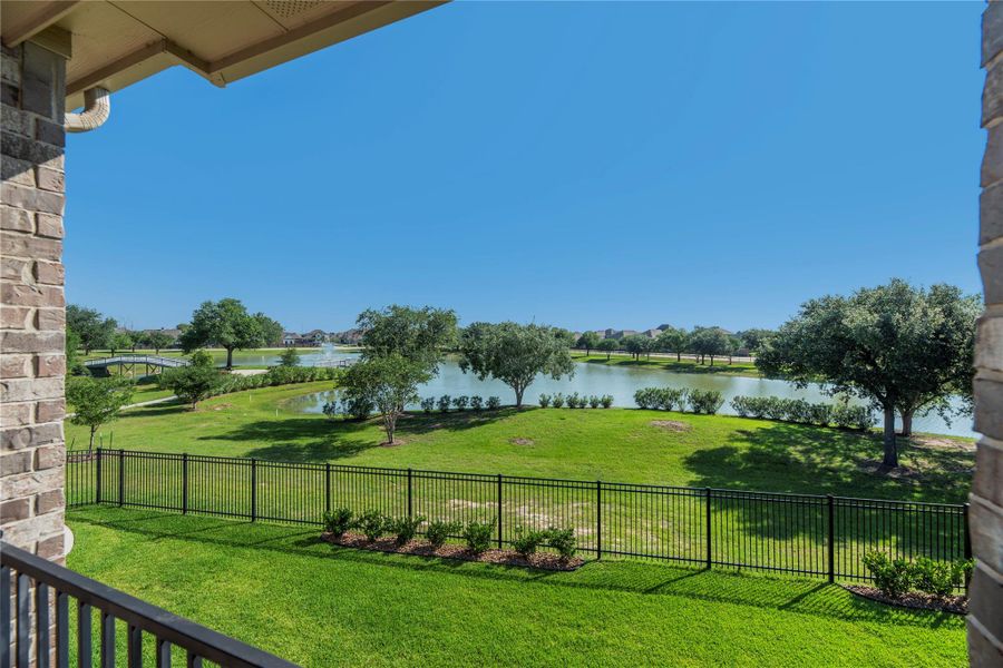 Exterior details and patio area of a home in , Cypress (Image 29).