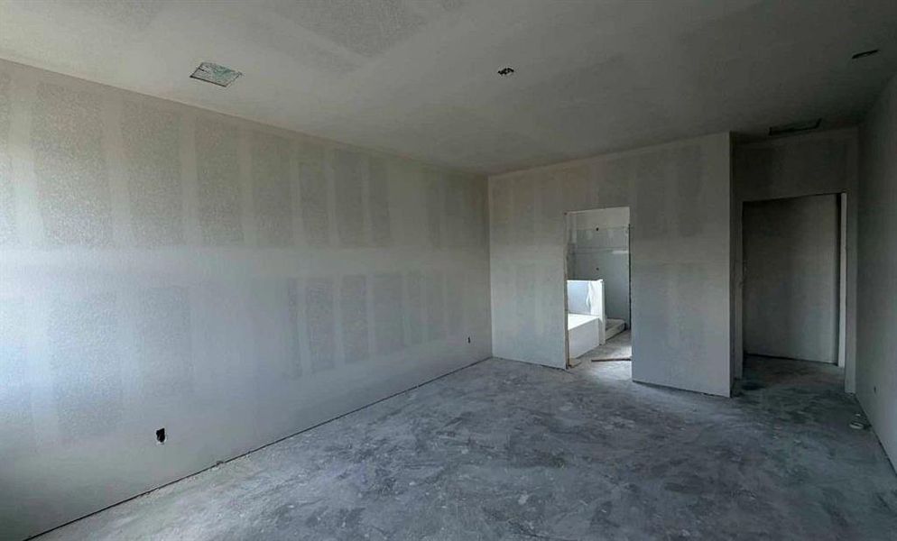 Primary Bedroom Construction Progress