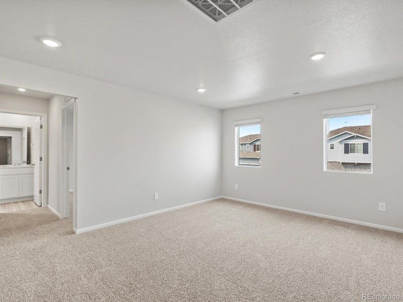 Spacious, unfurnished interior of a new home in Poudre Heights: The Lakes Collection, Windsor (Image 22).