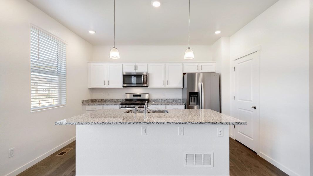 Furnished interior view inside a new home in Westgate, Greeley (Image 8).