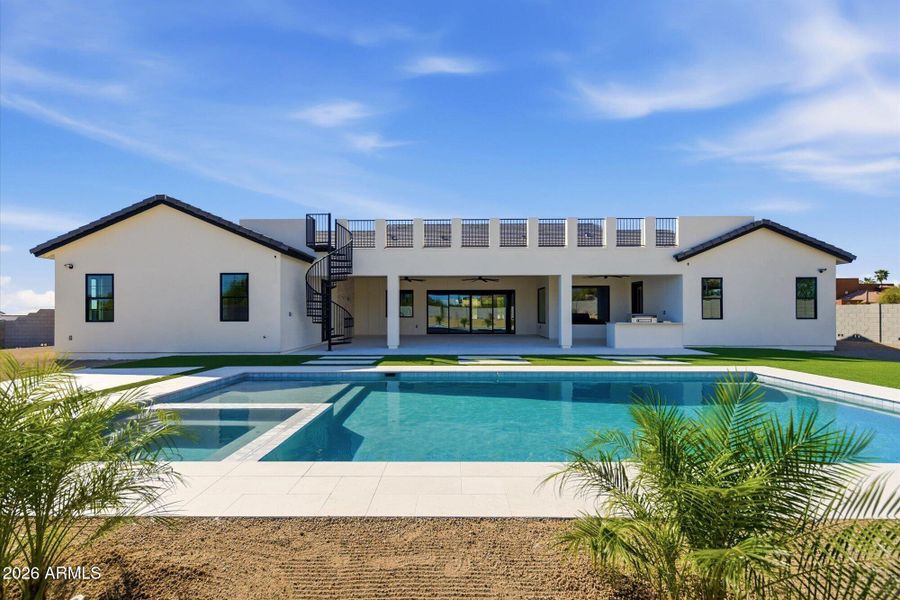 Backyard w Resort-Style Pool Backyard w Resort-Style Pool