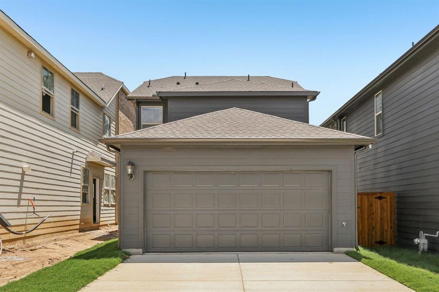 Front exterior of a new home in Oak Ridge Park, Corinth, TX, highlighting curb appeal (Image 24).