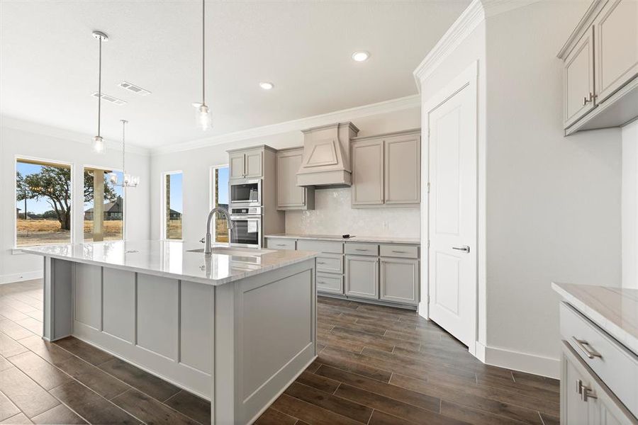 Furnished interior view inside a new home in Eagle Ridge Estates, Weatherford (Image 6).