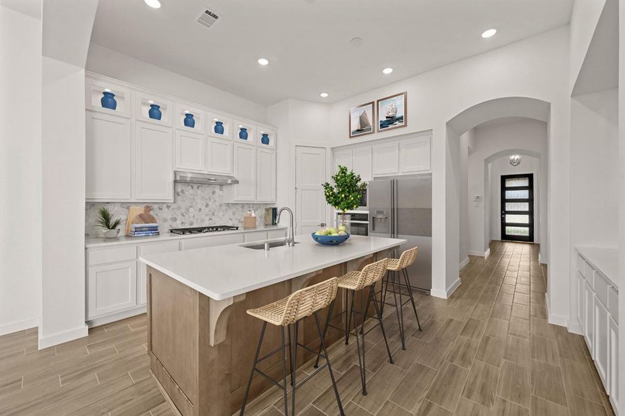 Furnished interior view inside a new home in Kresston: 55ft. lots, Magnolia (Image 9).