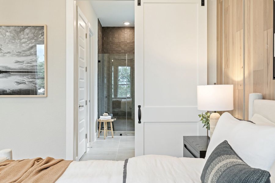 Representative furnished interior of a home built from the Linden by Tri Pointe Homes in Wolf Ranch, Georgetown (Image 36).