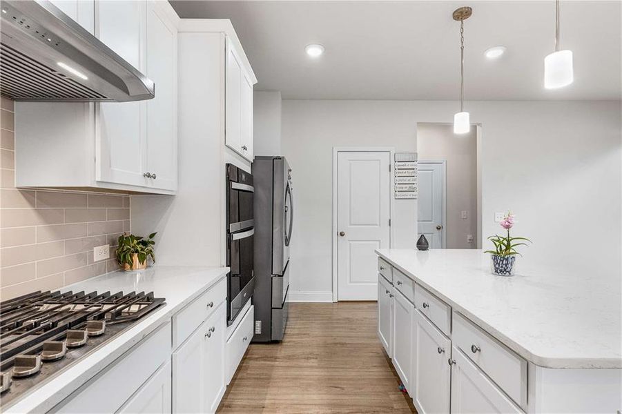 Furnished interior view inside a new home in Carmichael Farms, Canton (Image 40).