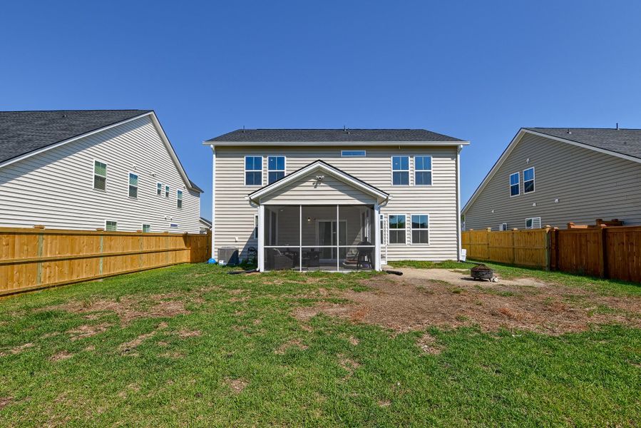 Exterior details and patio area of a home in Heron's Walk at Summers Corner, Summerville (Image 4).