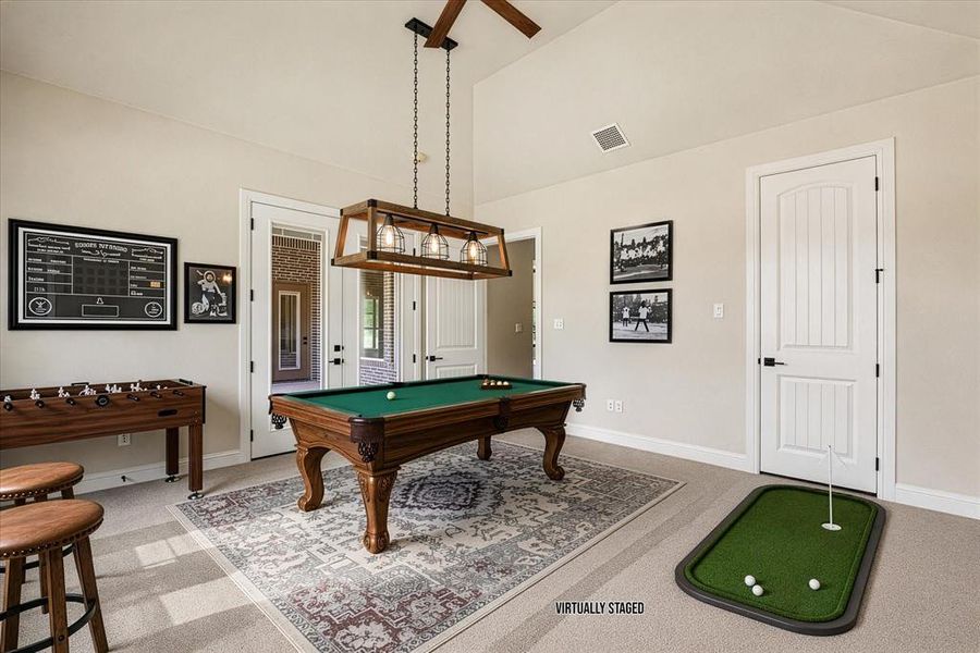 Furnished interior view inside a new home in , Cresson (Image 11).