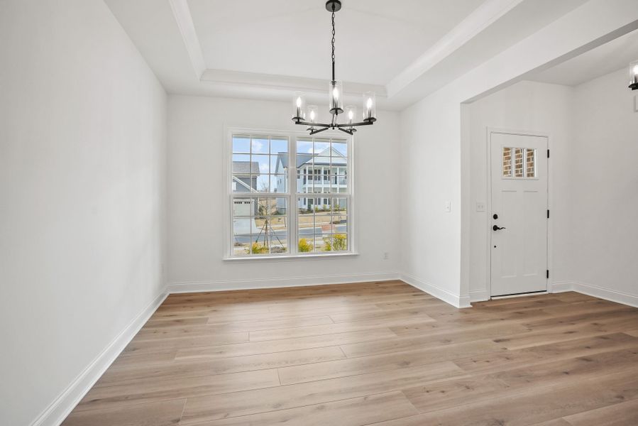 Spacious, unfurnished interior of a new home in Forest Creek, Waxhaw (Image 63).
