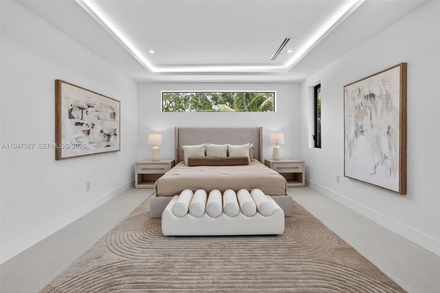 Furnished interior view inside a new home in , Fort Lauderdale (Image 56).