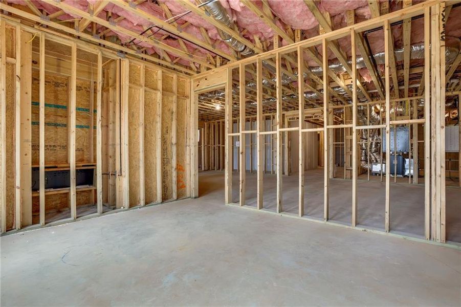 In-progress construction of a new home in , Milton, GA (Image 72).