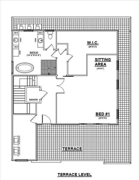 2D floor plan layout of this home in , Atlanta, GA (Image 4).