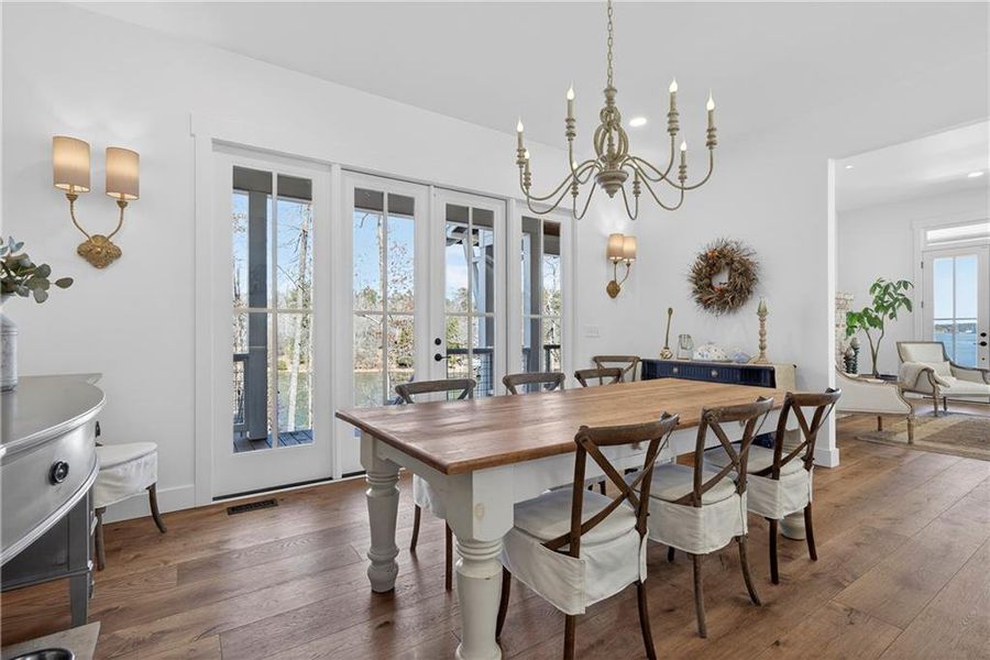 Furnished interior view inside a new home in , Eatonton (Image 11).