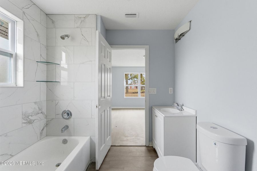 Furnished interior view inside a new home in , Jacksonville (Image 10). Furnished interior view inside a new home in , Jacksonville (Image 10).