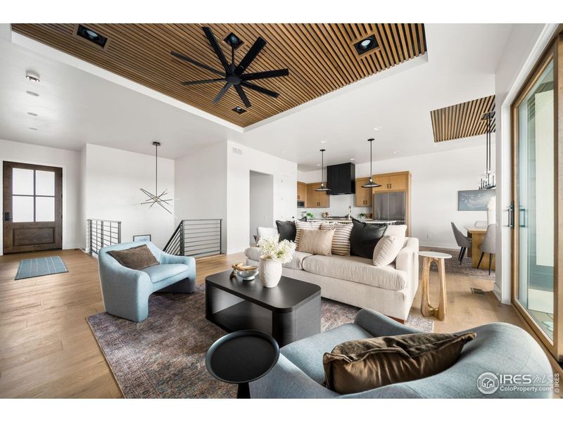 Furnished interior view inside a new home in , Timnath (Image 11).