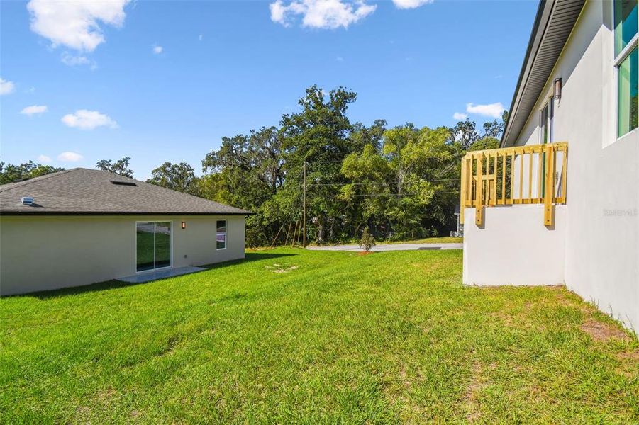 Exterior details and patio area of a home in , Brooksville (Image 32). Exterior details and patio area of a home in , Brooksville (Image 32).