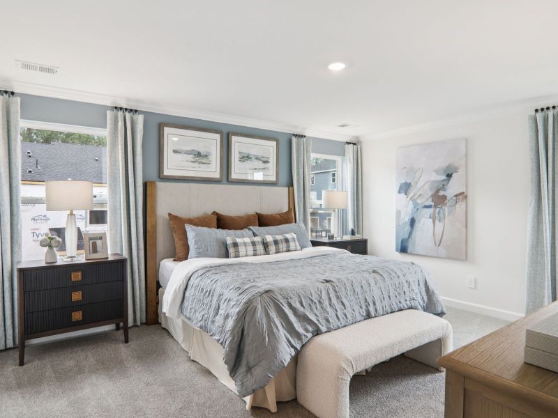 Furnished interior view inside a new home in Meadows at Wilson Farms - The Summit Series, Fort Mill (Image 13).