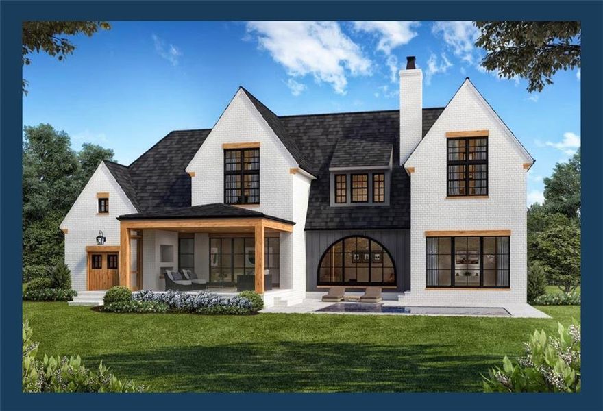 Exterior details and patio area of a home in , Gainesville (Image 3).