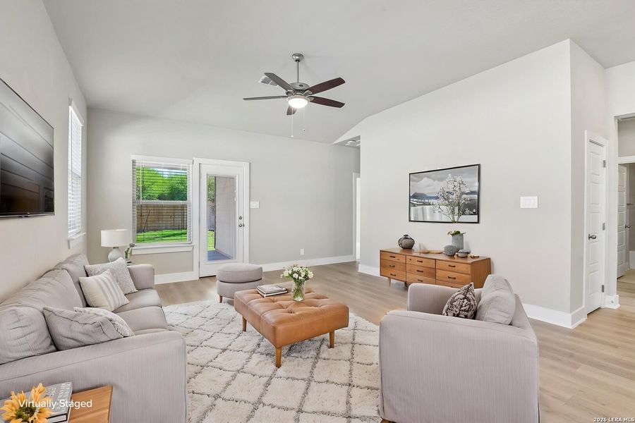 Furnished interior view inside a new home in Royal Crest, San Antonio (Image 14).