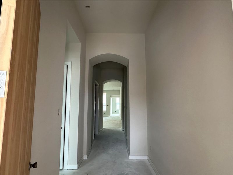 High ceilings in the foyer