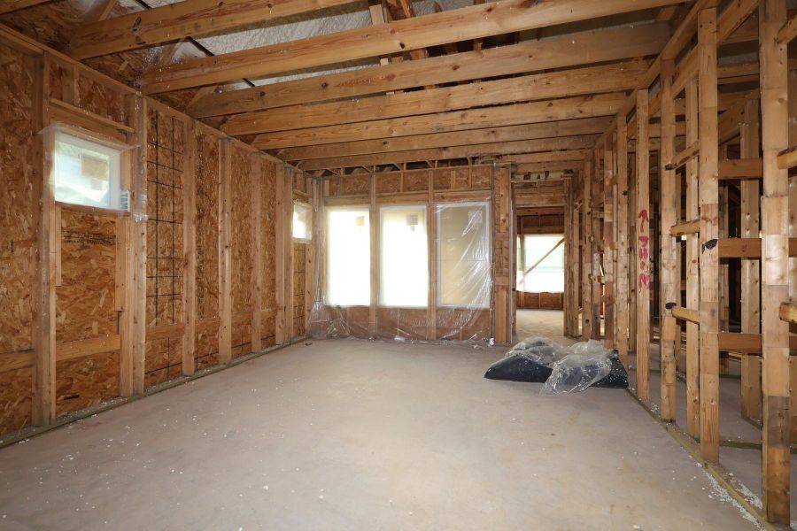 In-progress construction of a new home in The Grand Prairie - Meadow Collection, Hockley, TX (Image 6).