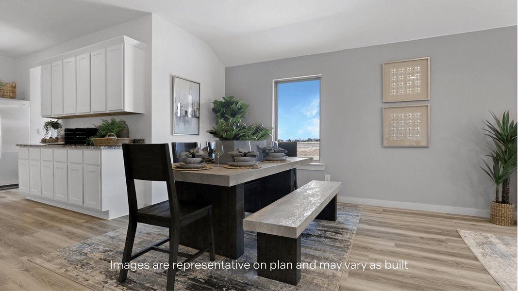 Furnished interior view inside a new home in Allen Farms, Lubbock (Image 12).