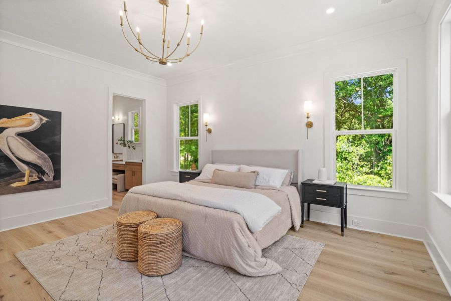 Furnished interior view inside a new home in , Awendaw (Image 49).