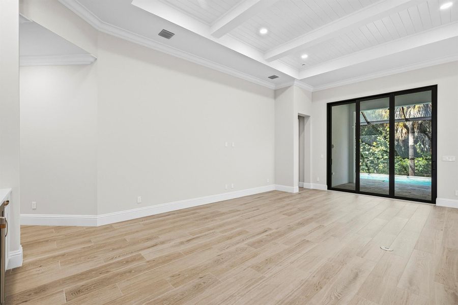 Spacious, unfurnished interior of a new home in Seaglass, Wabasso Beach (Image 78).