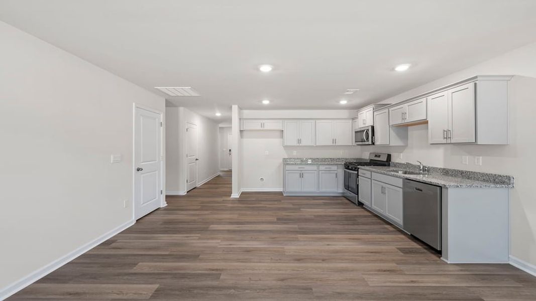 Furnished interior view inside a new home in Cloverdale Hills, Piedmont (Image 7).