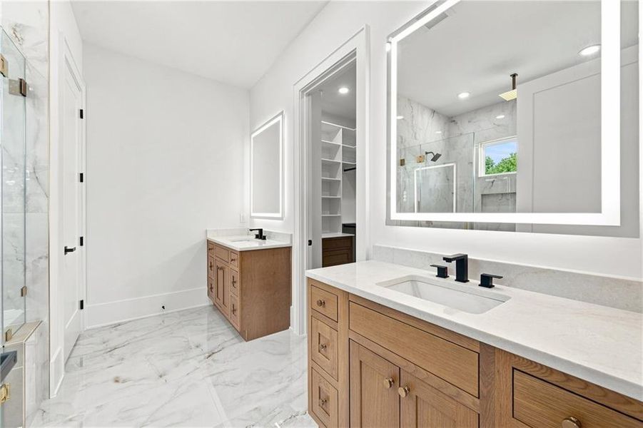 Furnished interior view inside a new home in , Buford (Image 18).