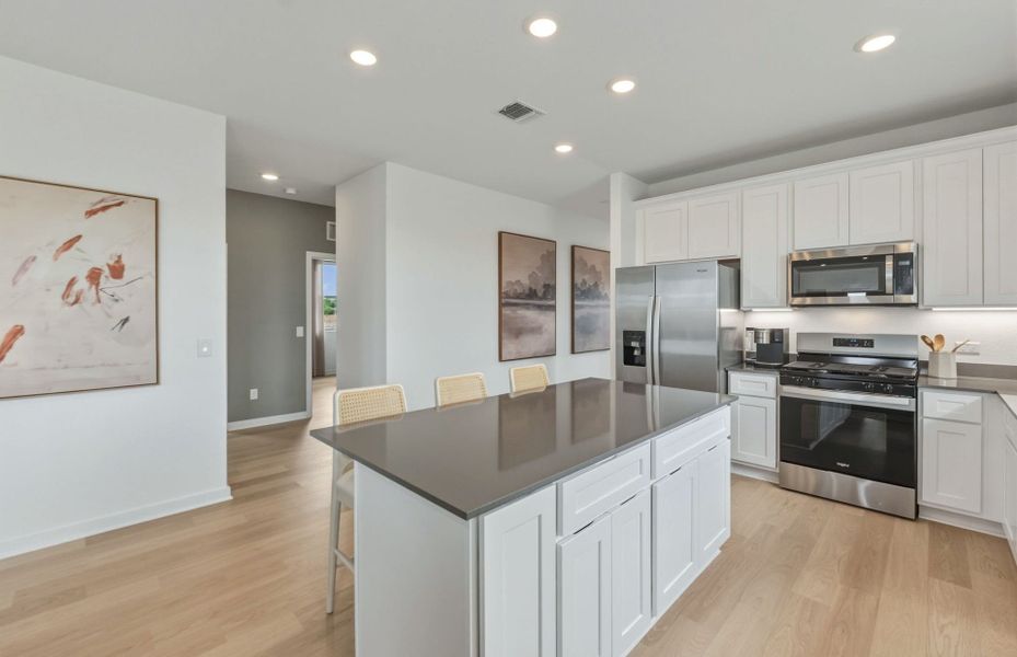 Representative furnished interior of a home built from the Hewitt by Centex in Vantage, San Marcos (Image 6).
