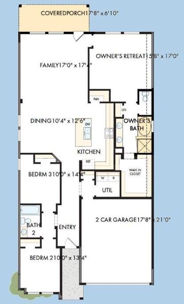 The success of a floor plan is the way you can move through it…You’ll be amazed at how well this home lives…We call it traffic patterns.