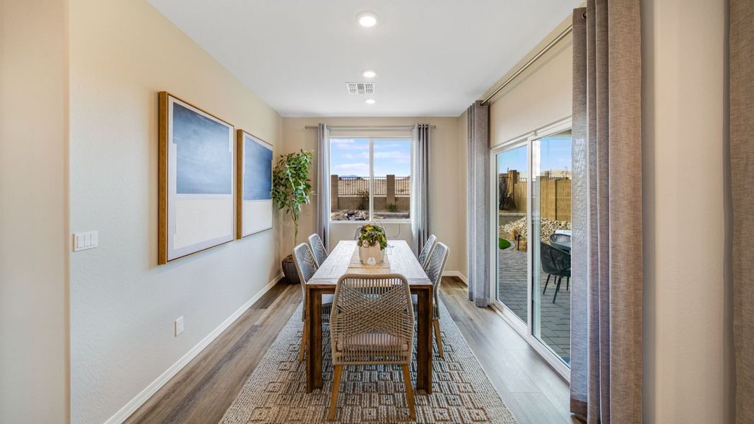 Furnished interior in a model home at South Ranch Destination Collection in Prescott (Image 24).