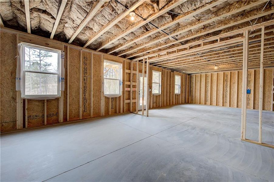 In-progress construction of a new home in Hamilton Lakes, Lawrenceville, GA (Image 33).
