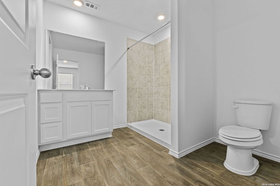 Furnished interior view inside a new home in Preserve at Medina, Von Ormy (Image 9).