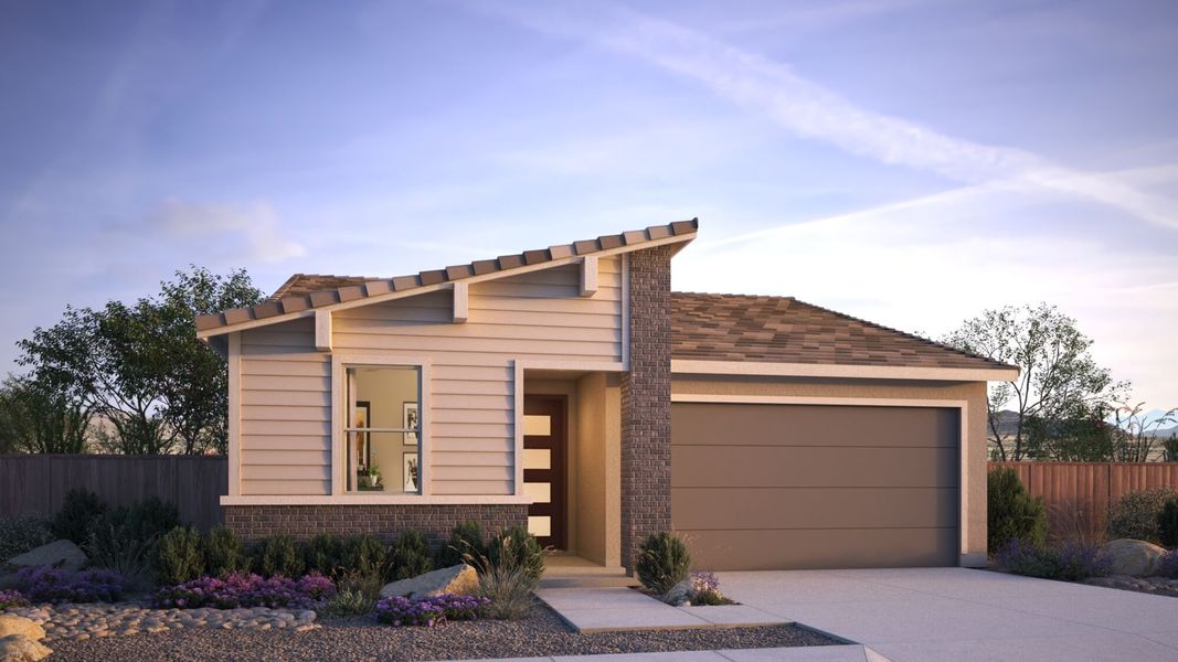 Ginger - Mid-Century Modern Elevation