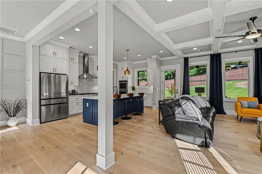 Furnished interior view inside a new home in , Smyrna (Image 35).